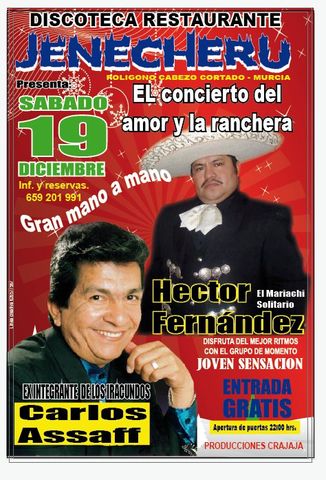 PRESENTACION EN DISCOTECA BOLIVIANA GENECHERU 19 12 2010 MURCIA CAPITAL